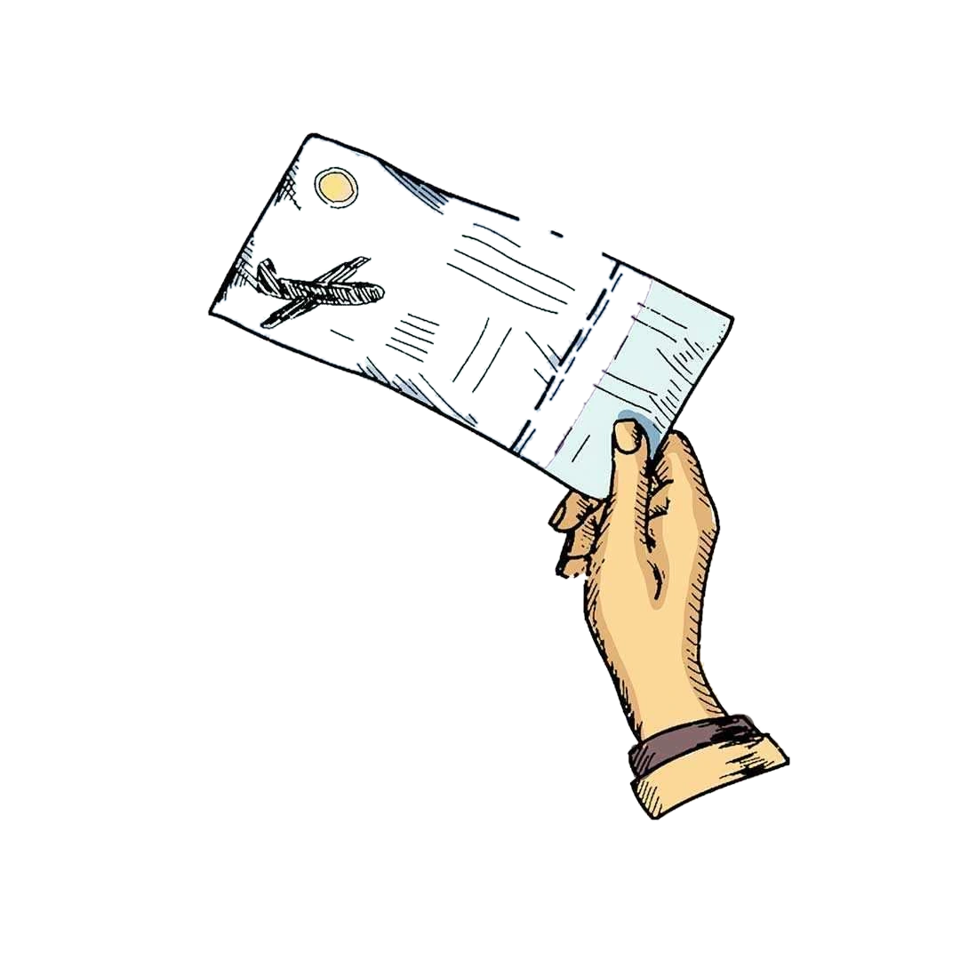 Boarding Pass V3 Sticker